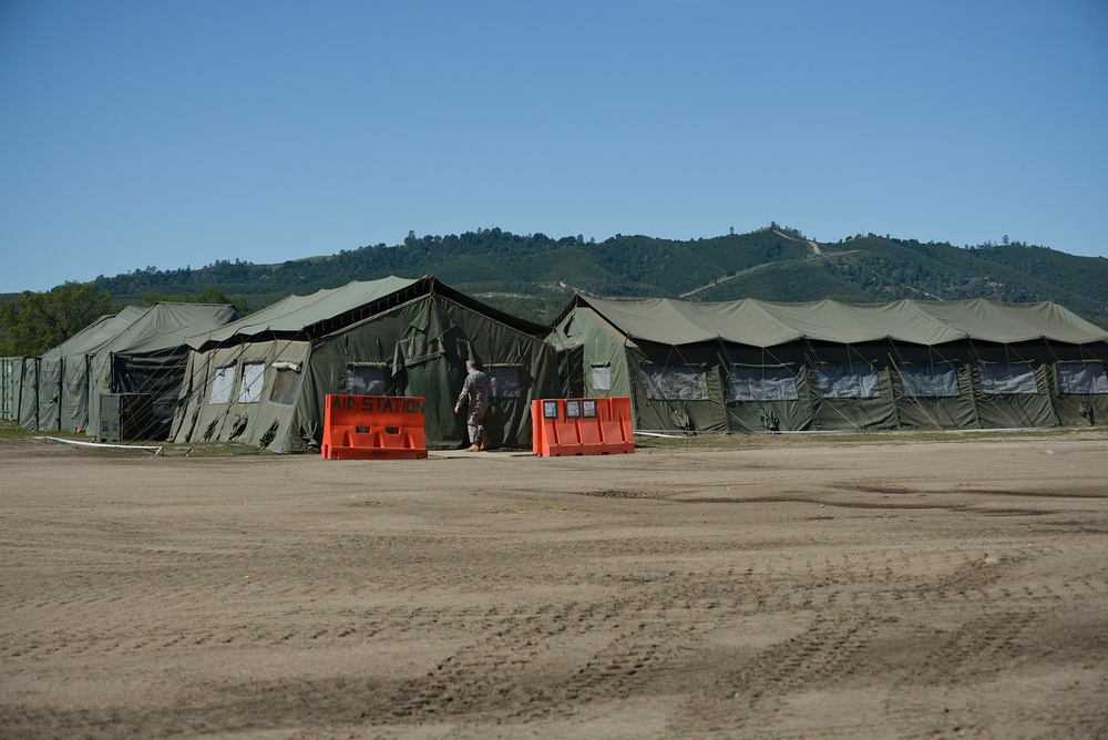 Aid station supports 4,000 soldiers during exercise