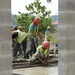 Construstion workers at FOB