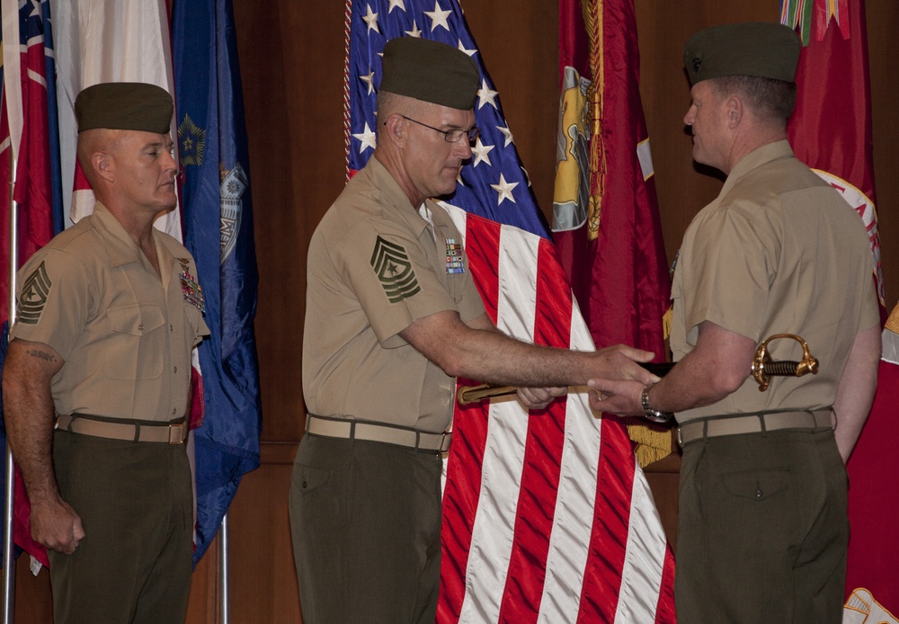 4th Marine Aircraft Wing receives new sergeant major