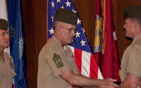 4th Marine Aircraft Wing receives new sergeant major