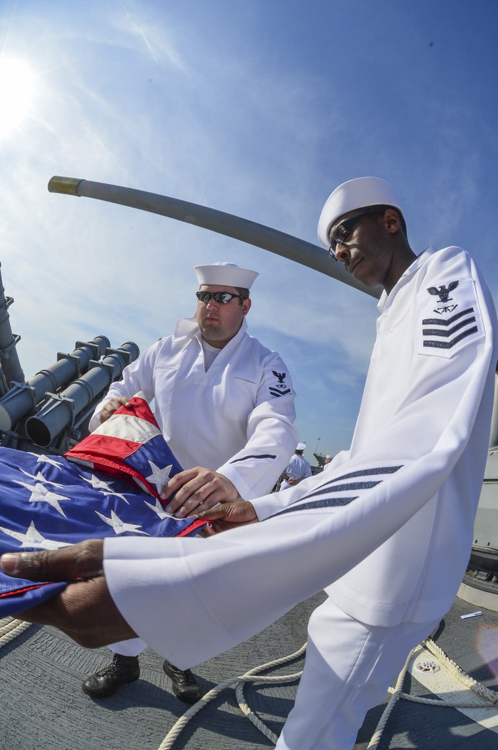 USS Monterey departs Naval Station Norfolk