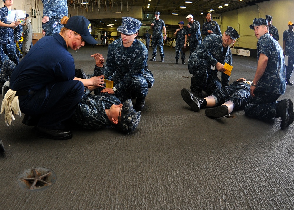 Mass casualty drill