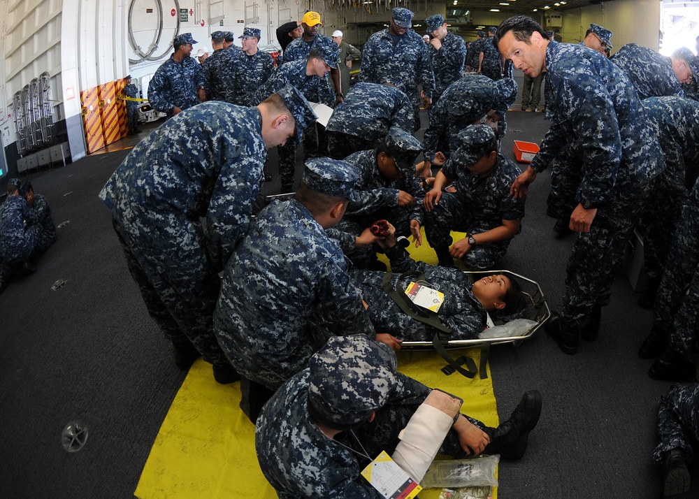 Mass casualty drill