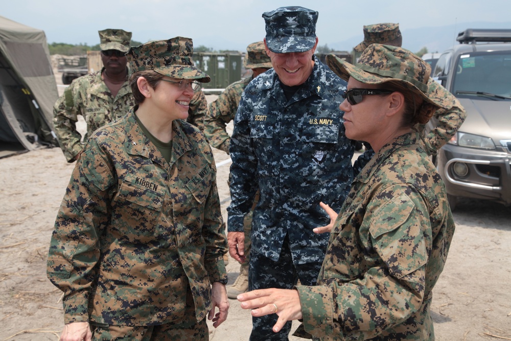 Chaplain of the Marine Corps visits service members, boosts morale