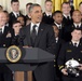 US Naval Academy football team honored at White House