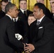 US Naval Academy football team honored at White House