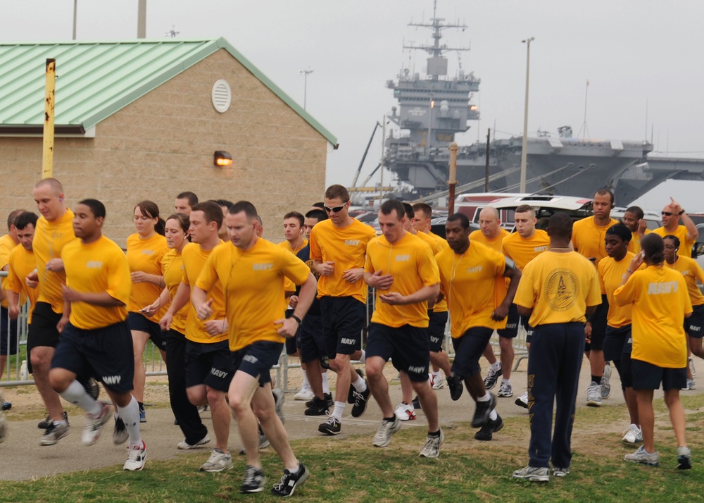 Physical readiness test in Norfolk
