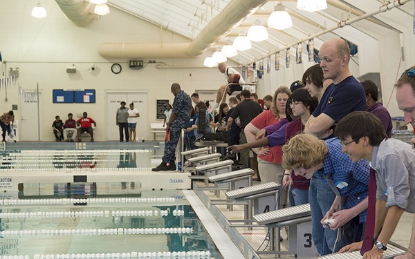Navy divers, EOD promote science and aquatic technology at SeaPerch