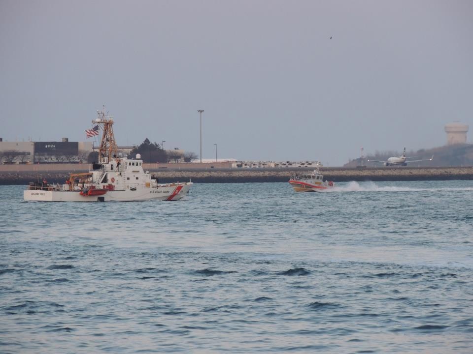 Coast Guard patrols Boston Harbor following Boston Marathon incident