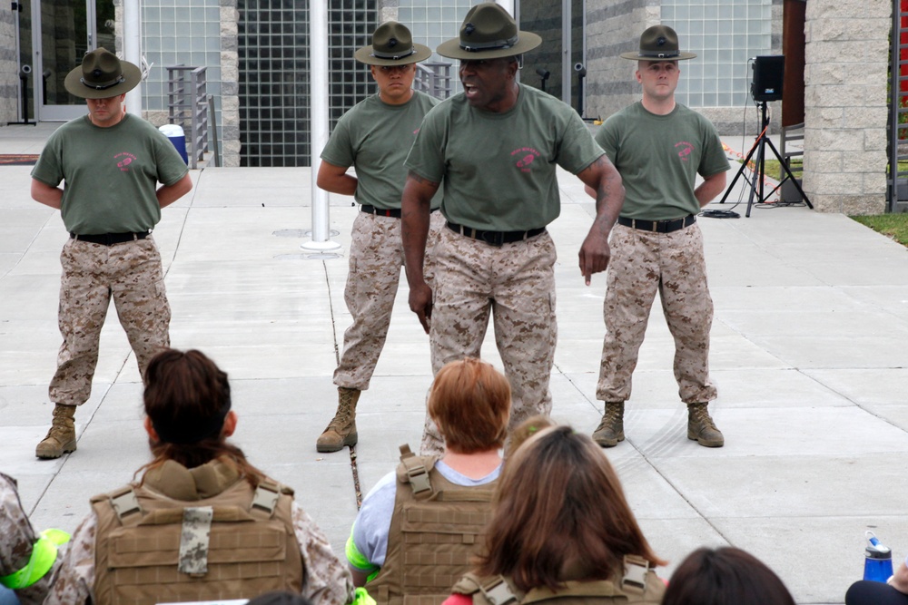 Wives fly, shoot, fight like Marines to learn about Marines