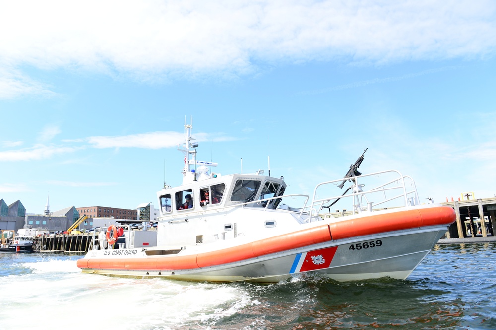 Coast Guard Station Boston holds security zones in the Boston Harbor