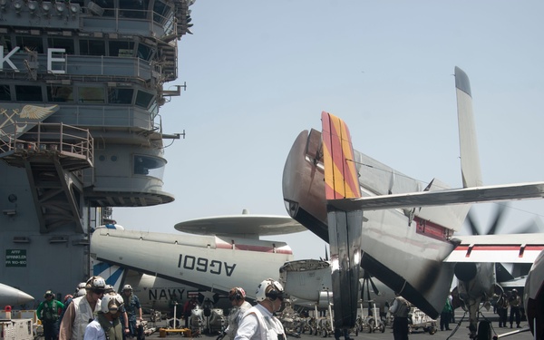 Eisenhower completes return of stranded mariners to Afghanistan