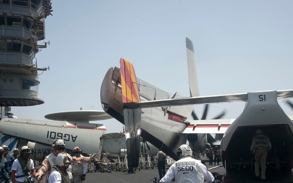 Eisenhower completes return of stranded mariners to Afghanistan