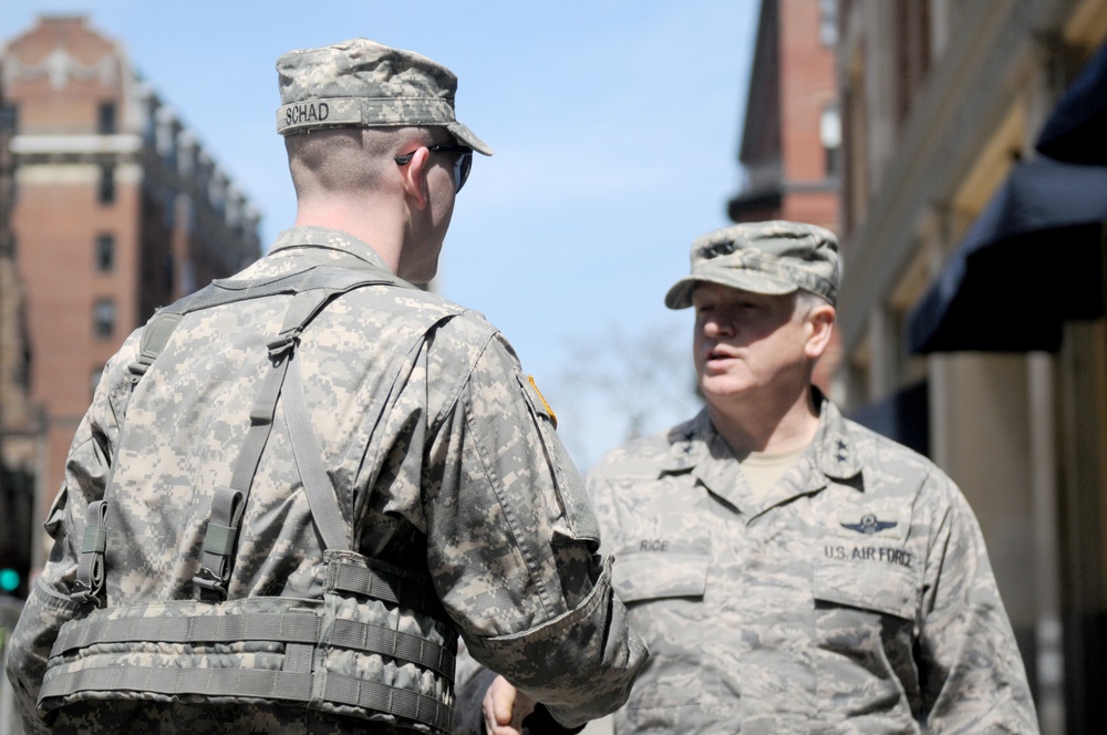 Marathon bombing response