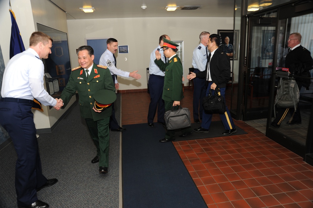Vietnam People's Army delegation visits Portland Air Base
