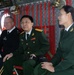Vietnam delegation tours CH-47 Chinook helicopter