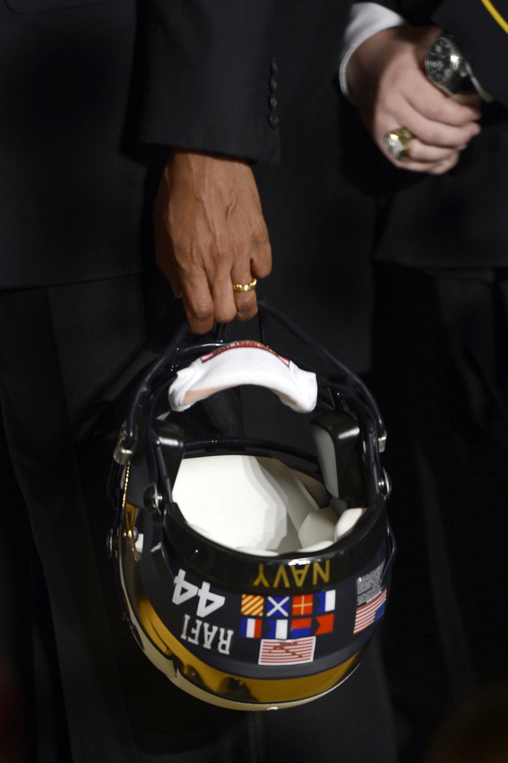 Naval Academy football team at White House