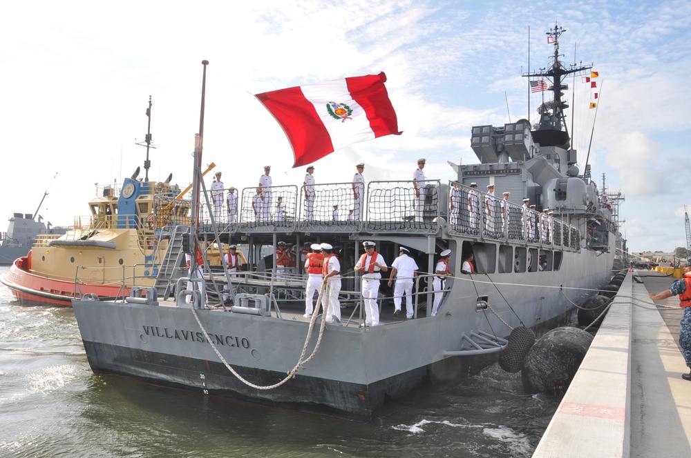 BAP Villavisencio arrives in Mayport