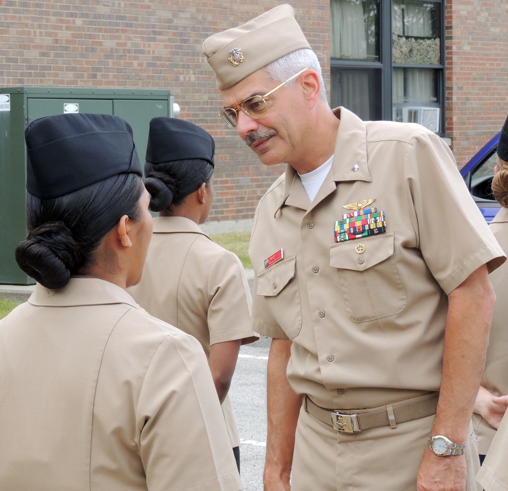 Recruits at Naval Station Great Lakes