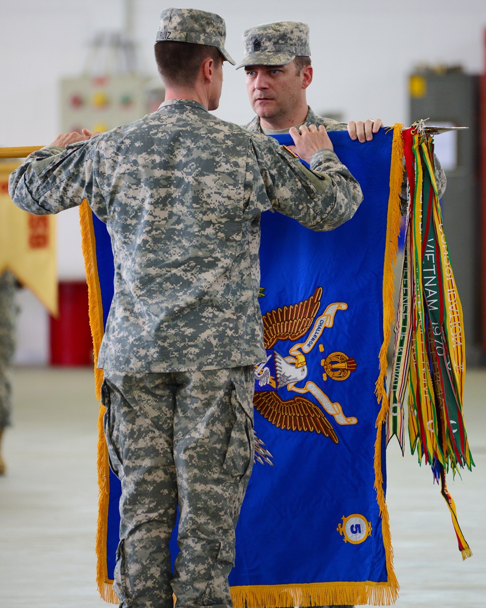 5-158th General Support Aviation Battalion, uncasing of the color ceremony