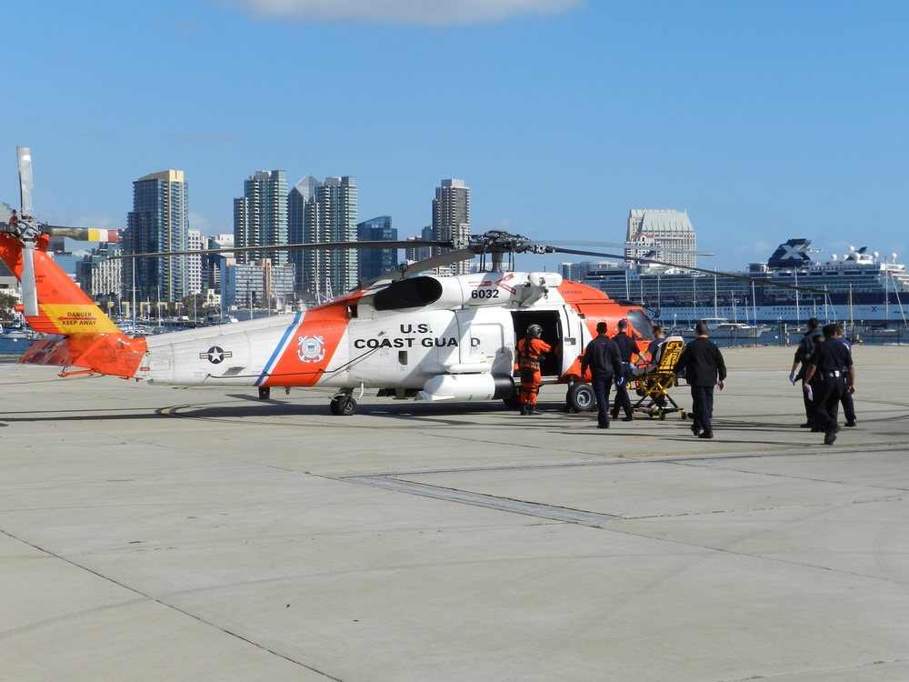 Coast Guard medevacs ailing crewman from ship 300 miles offshore
