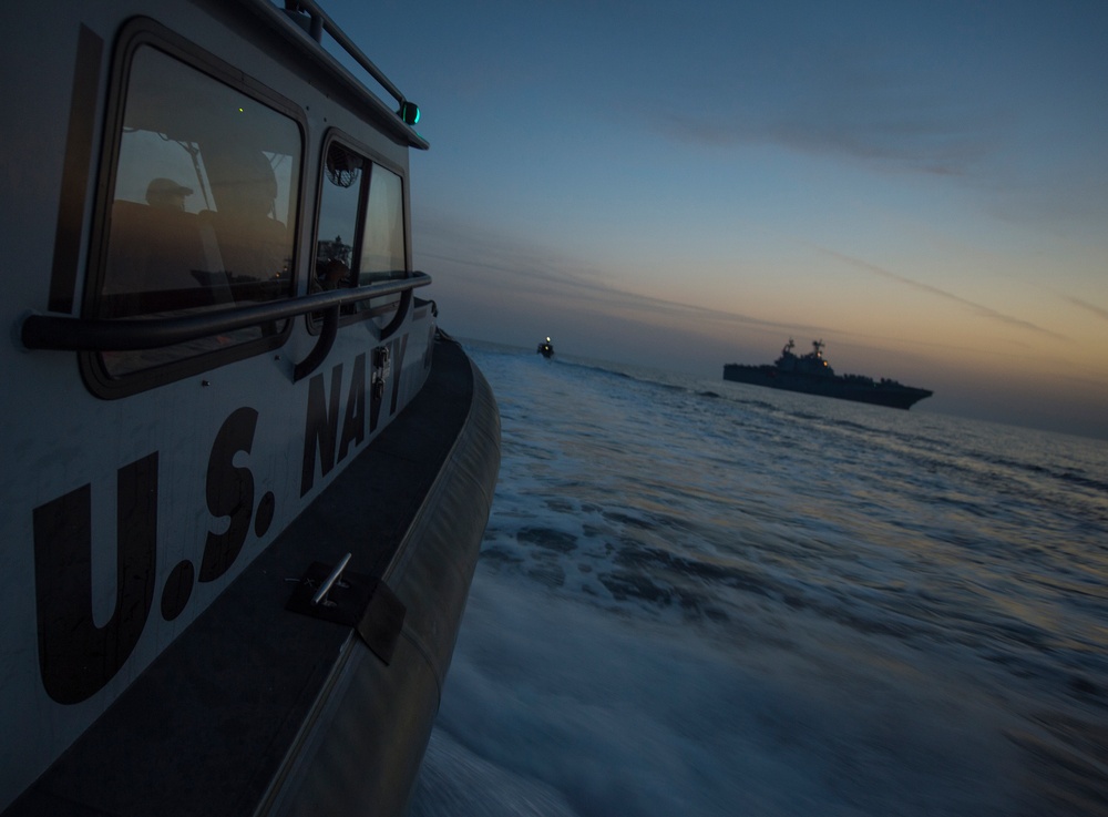 USS Peleliu (LHA 5) arrival in Jebel Ali, UAE