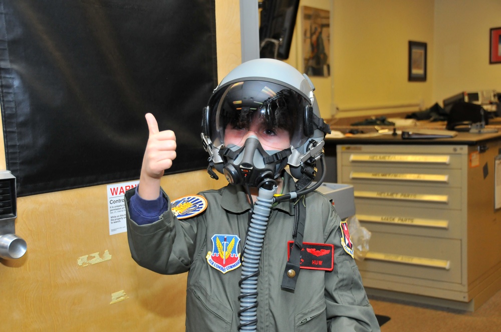 Honorary pilot for a day at the 177th Fighter Wing