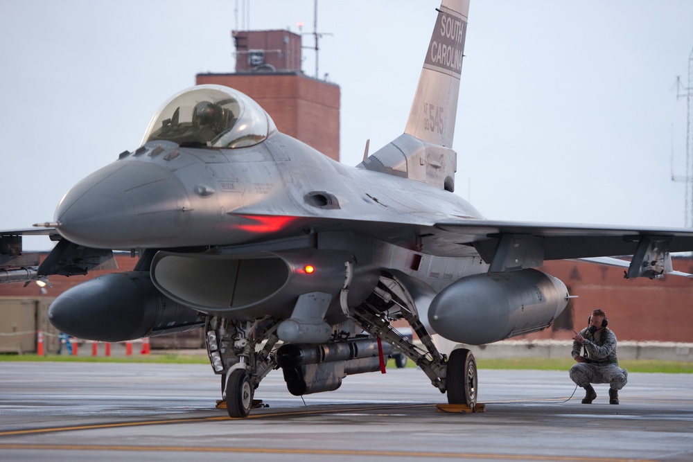 169th Fighter Wing readiness exercise flight line ops