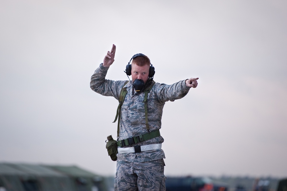 169th Fighter Wing readiness exercise flight line ops