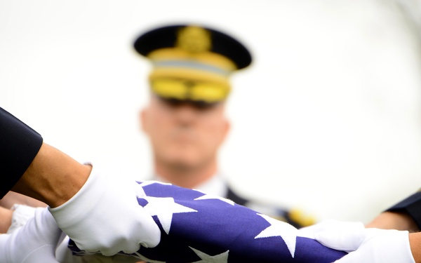 Medal of Honor recipient Lt. Col. Don C. Faith Jr. burial