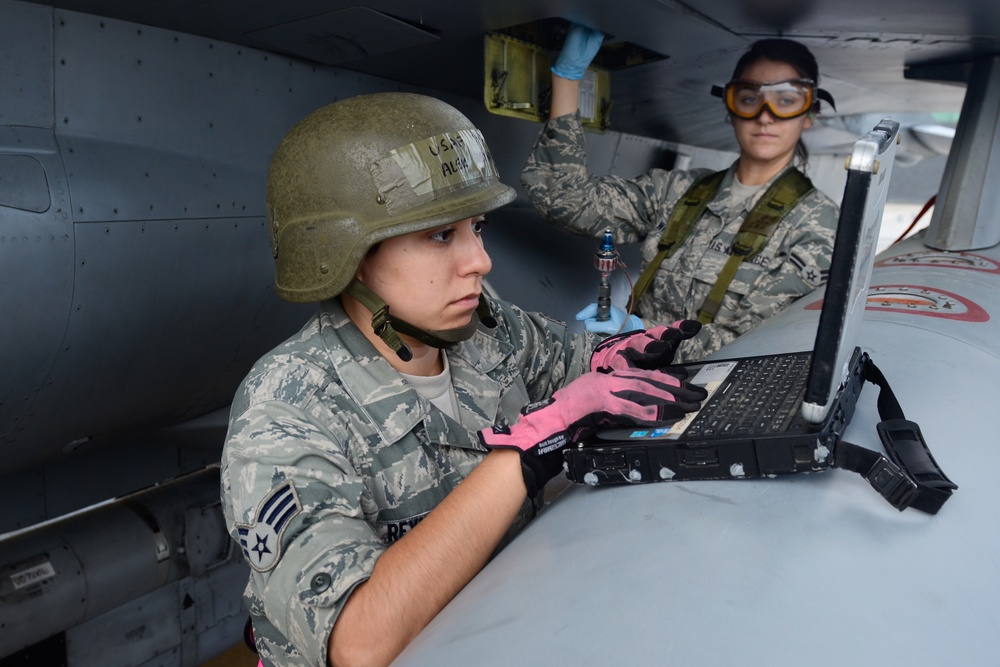 169th Fighter Wing readiness exercise flight line ops