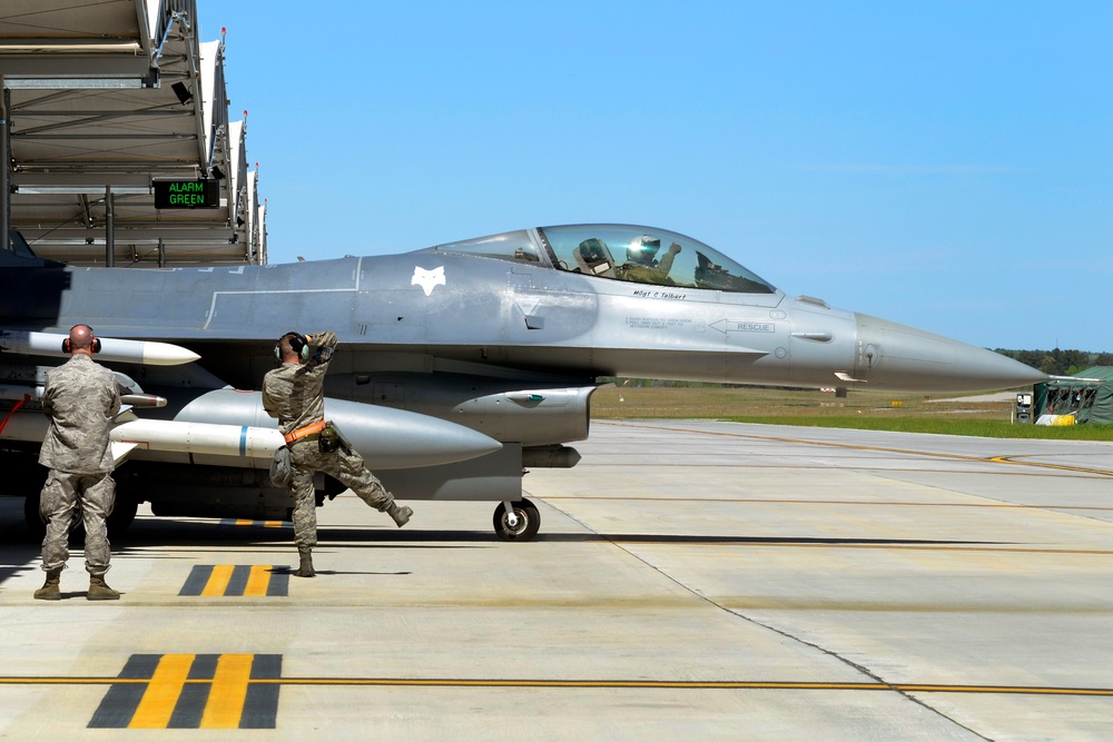 169th Fighter Wing readiness exercise flight line ops