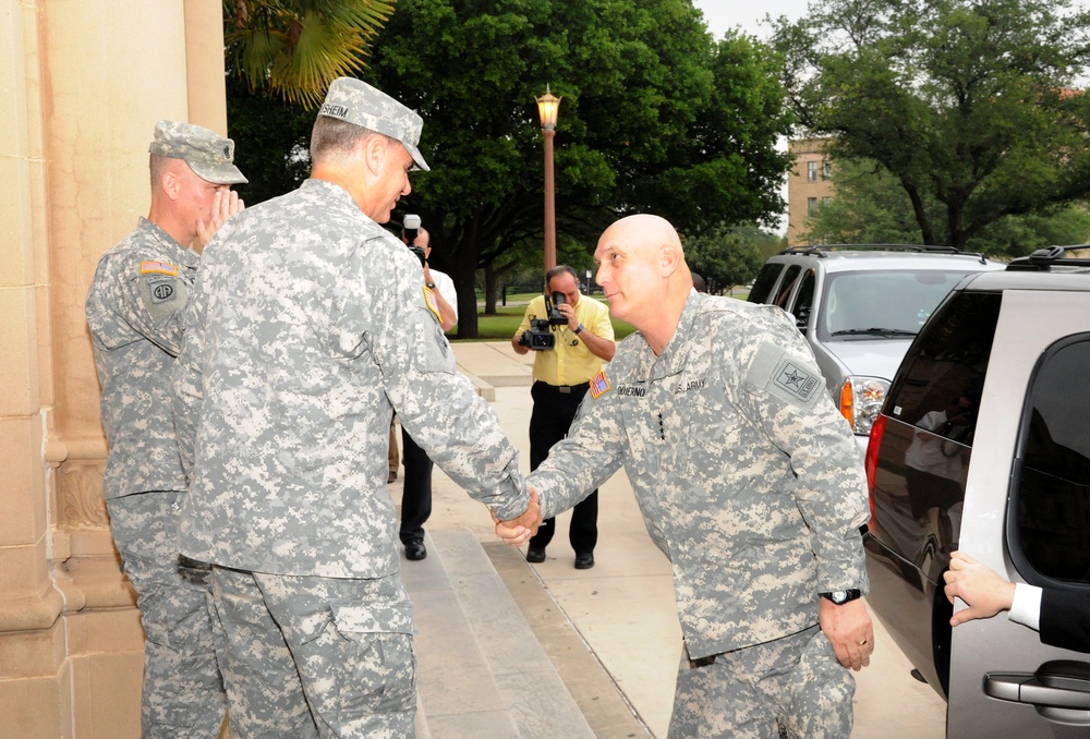 Odierno visit