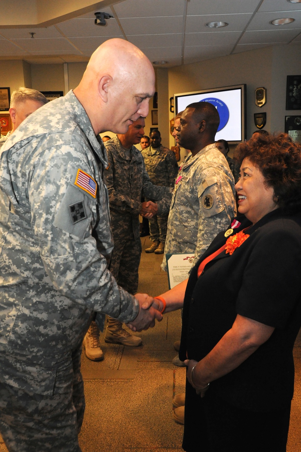 Odierno visit
