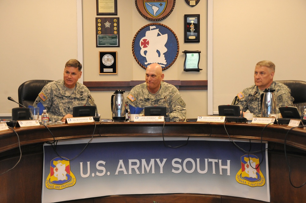 Odierno visit