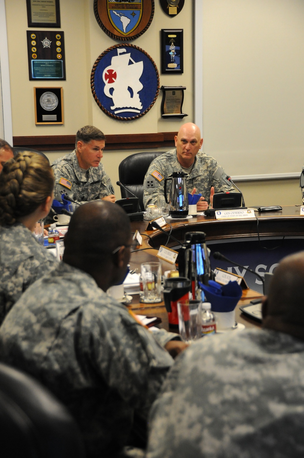 Odierno visit