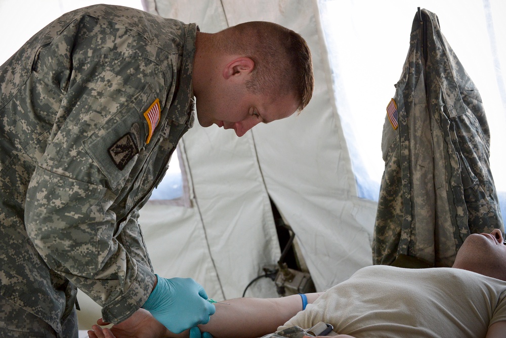 Medical units participate in Combat Support Training Exercise