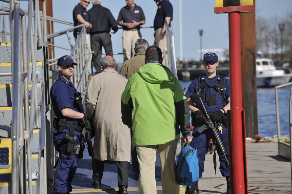 Coast Guard provides security for ferries