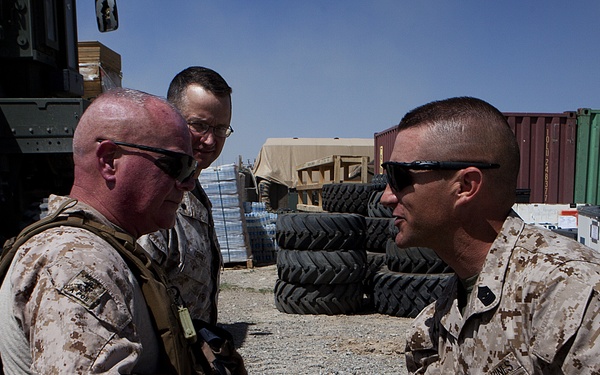 Brig. Gen. Miller visits FOB Sabit Qadam