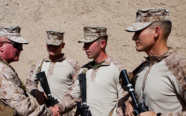 Brig. Gen. Miller visits FOB Sabit Qadam