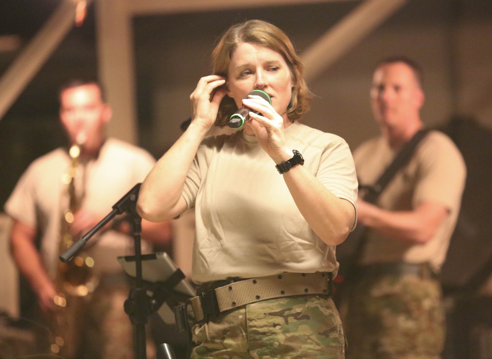 Vector Band performance at Jalalabad Airfield