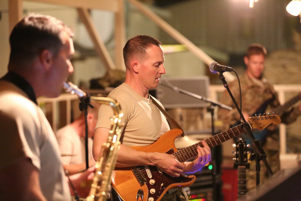 Vector Band performance at Jalalabad Airfield