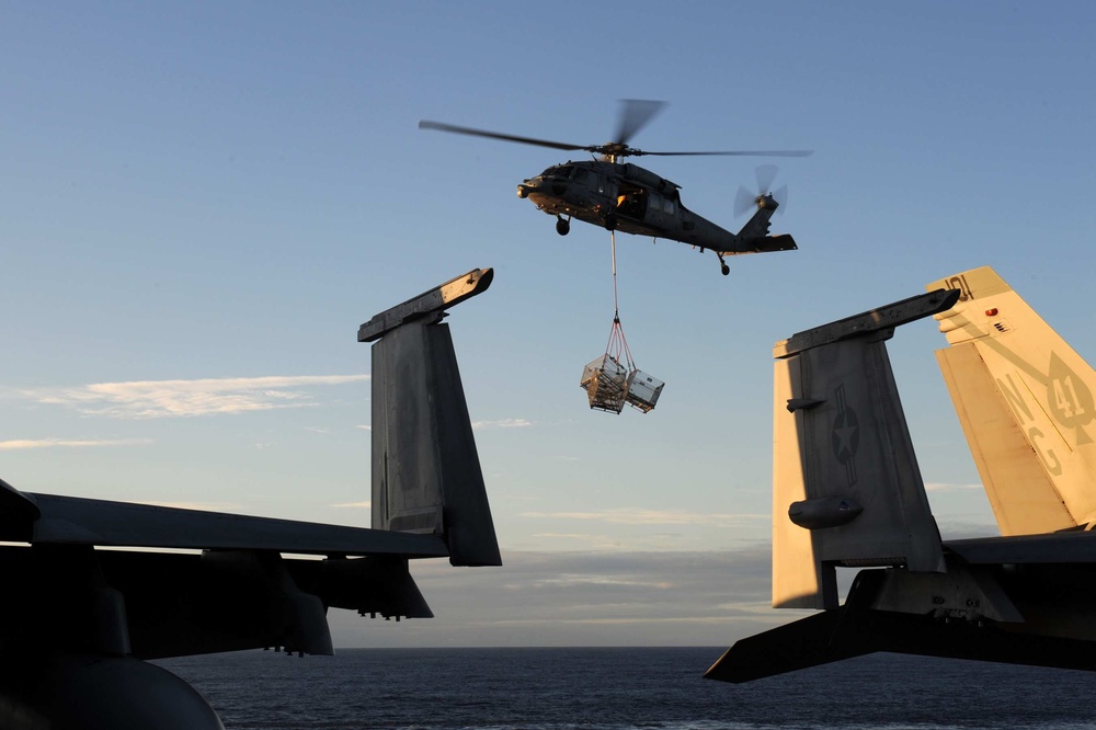 USS John C. Stennis action