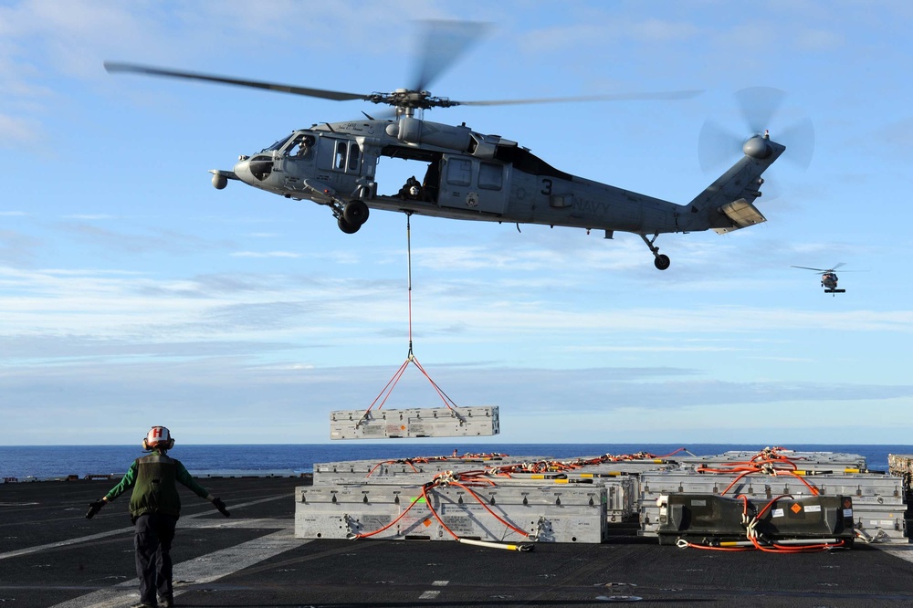 USS John C. Stennis action