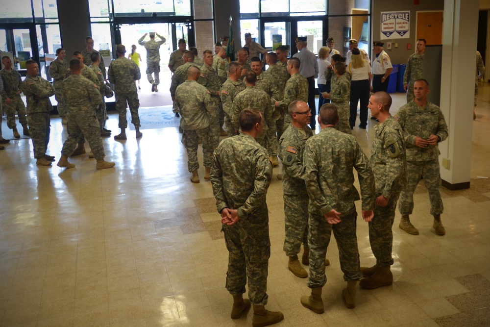 210th Military Police Ceremony Deployment Ceremony