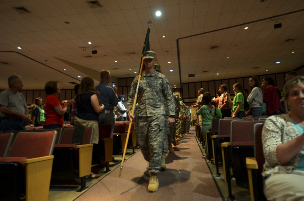 210th Military Police Ceremony Deployment Ceremony