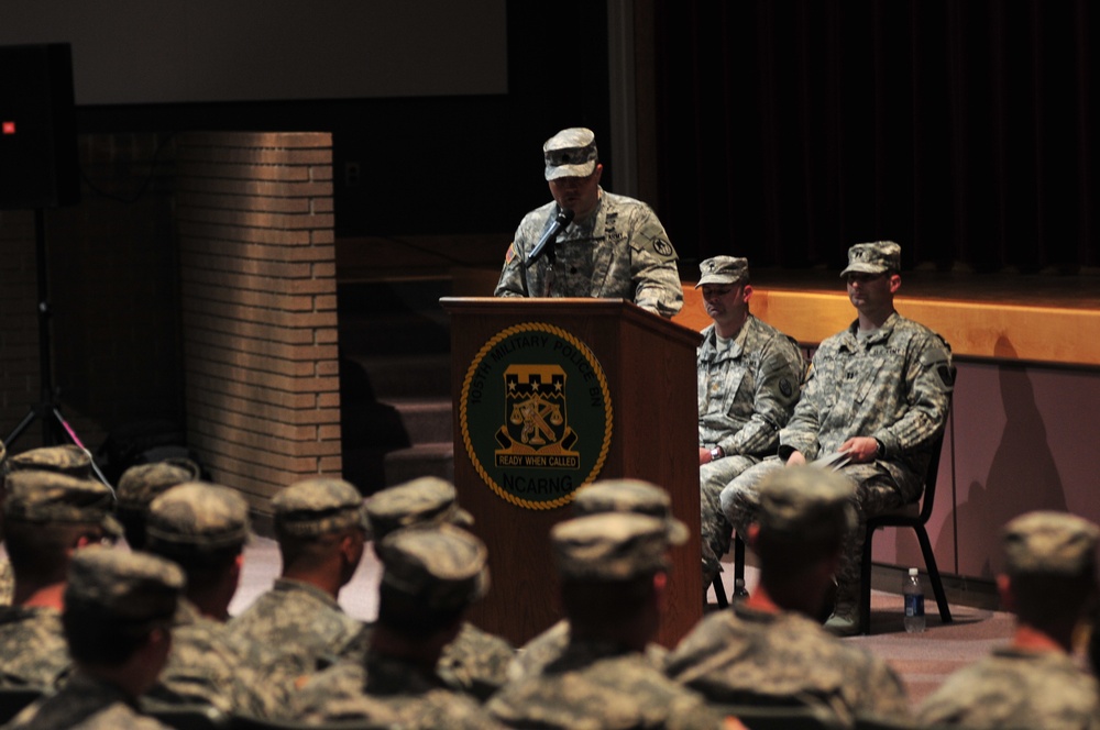 210th Military Police Ceremony Deployment Ceremony