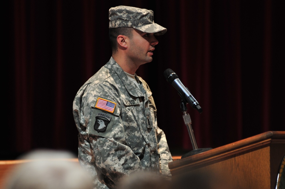 210th Military Police Ceremony Deployment Ceremony