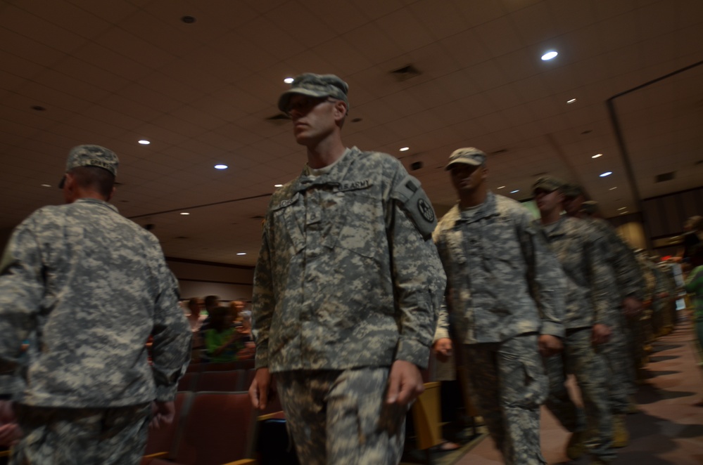 210th Military Police Ceremony Deployment Ceremony