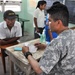 Medical training exercise in Guinea Grass, Belize